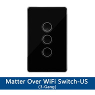 Zemismart แป้นสวิตช์ไฟ รองรับ Matter over Wi-Fi (ZM202) เปิดปิด ตั้งเวลา รองรับ HomeKit Google Home