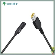 TAMAKO Type-C Female to Square Slim Tip Durable Laptop USB-C Power Cord for  Yoga 2  13 Thinkpad