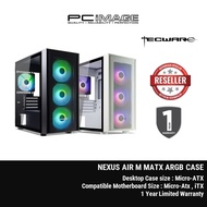 TECWARE NEXUS AIR M MATX ARGB SIDE TEMPERED GLASS PANEL CASE / DESKTOP CASING