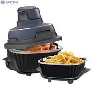 [bestshe] 2Pcs Silicone Air Fryer Liner Non-stick Baskets for FN101GY Airfryer Accessories