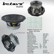 PREMIUM SPEAKER KOMPONEN BETAVO B18-V622 18 INCH PROFESSIONAL AUDIO
