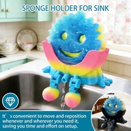 2026 Cute Sponge Holder for Scrub Daddy - Non-Slip Adhesive, 3D Printed Kitchen Sink Organizer & Fun