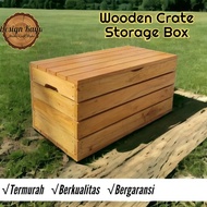 Wood crate | Box lid | Wooden crate | Storage box | Storage box 60 x 40 x 30 cm