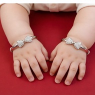 GANGZHENGSHENG | 9999 Pure Silver Baby Bracelet