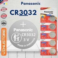 Original Panasonic 3V Lithium Coin Cell Battery CR3032 DL3032 ECR3032 Car Key Fob Watch Medical Devi