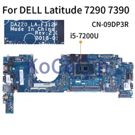 For DELL Latitude 7290 790 7390 i5-7200U Notebook Mainboard CN-09DP3R DAZ20 LA-F312P SR342 DDR4 Lapt