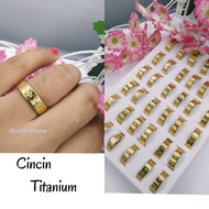 Arafa Store - Cincin Titanium Wanita Dan Pria - Cincin Titanium Anti Karat - Cincin Titanium Cewek - Cincin Titanium Anti Luntur - Cincin Wanita Korea Titanium Anti Karat - Cincin Titanium Cewek  - Cincin Wanita Dewasa Terbaru - Cincin Titanium ELVI