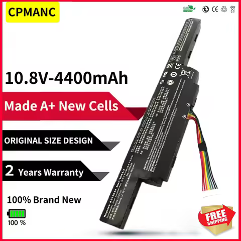 CPMANC AS16B5J AS16B8J Laptop Battery For Acer Aspire E5-575G-53VG 3ICR19/66-2 E5-575G 15.6" Series