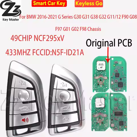 ID49 434MHz Proximity Car Remote Key N5F-ID21A Original PCB For BMW G Series 3 5 6 7 X3 X5 X7 G01 G0