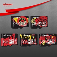 Micro SD/ MEMORY/MMC VIVAN Card Class 10 TF Card Black+Red 128GB 256GB
