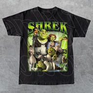 S-5XL Ready stock [Cod] Shrek Limited Vintage T-Shirt Gift For Woman Oversized SLEEVE T SHIRT And Ma