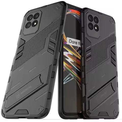 PUNK Phone Case For OPPO Realme 8i Cover Realme 8i 8 Pro 5G Case Armor PC Shockproof Silicone TPU Ba