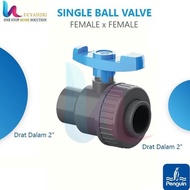 Single Union Ball Valve Fxf Penguin Size 2 Inch Stop Valve Internal Thread
