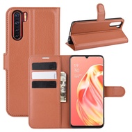 Kickstand Leather Phone Case For OPPO A91 A39 A57 OPPO AX5 A5S AX5S A5 2020 /A9 2020 OPPO F15 Flip Case