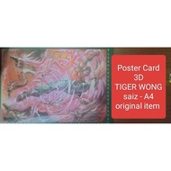 POSTER Card 3D - TIGER WONG