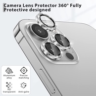 Glitter Camera Protector Film Compatible For iPhone 13 Pro Max / 12 / 12 Pro / 11 Pro Max / 12 Pro Max / 13 / 12 Mini HD Tempered Glass Circle Camera Lens Protector