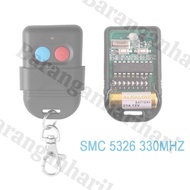 Remote Pagar Auto Gate 【433Mhz 330MHz Remote Control SMC5326P-3 】