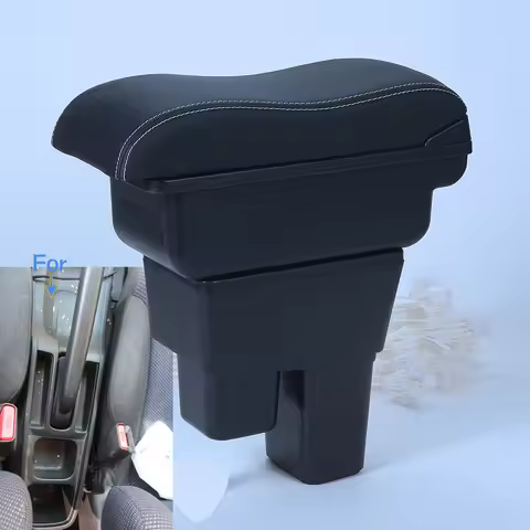 For Honda Jazz Armrest For Honda Fit Jazz 2 Car Armrest Box 2008 2009 2010 2011 2012 2013 Storage bo