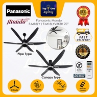 Panasonic Ceiling Fan (70 Inch/Pipe Type) Mondo Motion Sensor Twin DC Motor Ceiling Fan F-M18LY / F-