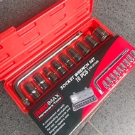 Socket wrench set 10pcs socket wrench set 8mm - 24mm