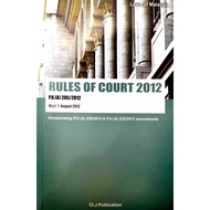 [BnB] USED Rules of Court 2012 P.U.(A) 205/2012 by CLJ Publication (Used: Very good)