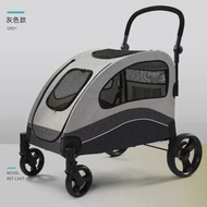 中大型輕便寵物手推車可摺疊貓推車遛狗狗手推車多寵寵物車