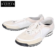 香奈兒 G40014 Coco Mark 麂皮低筒運動鞋 / 43碼