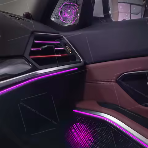 LED Speaker Cover Ambient Light For BMW 3 Series G20, BMW 3 Series G20 Speaker Upgrade Illuminate Mi