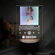 【香港製作】Spotify夜燈藍牙喇叭 | 便攜式藍芽喇叭 | 情人節禮
