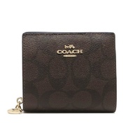 กระเป๋าสตางค์ใบสั้น COACH C3309 SNAP WALLET COACH C3309