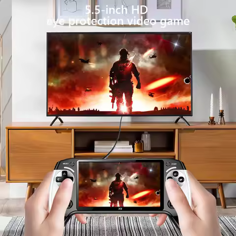 5.5 Inch Screen Retro Video Game Player Type-C Charging Electronic Game Player Portable Game Player 