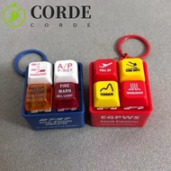 CORDE EGPWS Warning Simulator, 737 Airbus Aircraft Route Pilot Keychain, Portable Plastic Highly Sim
