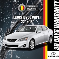 Lexus IS250 Wiper MADE IN BELGIUM 22" + 18" Front Wiper Blades SHENZO