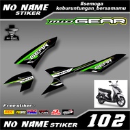 MIO GEAR Striping (al102) Sticker Sticker MIO GEAR VARIATION Sticker