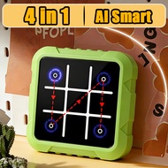 Latihan Ingatan Tic Tac Toe Game 4 Difficulty AI Duel Portable Kids Board Game Parent-child Activity
