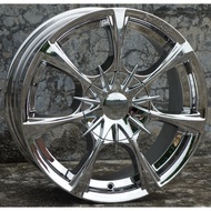 Chrome 14 15 Inch 4x100 4x108 5x100 Car Alloy Wheel Rims Fit For Toyota Celica Corolla Hyundai Accent Honda Civic