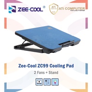 Zee-Cool ZC99 Laptop Cooling Pad (2 Fans + Stand)