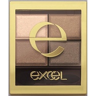 Excel Skinny Rich Shadow SR04 (Smoky Brown) Palette Eyeshadow Eyeshadow Palette Makeup