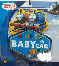 Thomas &amp; friends car “BABY IN CAR”window message with suction cup, 湯馬士火車頭帶吸盤汽車玻璃貼