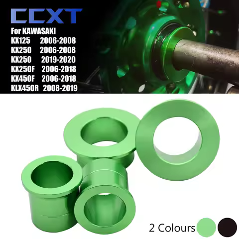 Front And Rear CNC Wheel Axle Hub Spacer For Kawasaki KX450F KX250 KLX450R KX125 KX250F 2006-2019 20