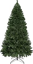 BALEINE Artificial Christmas Tree, Xmas Tree Decorations Easy Assembly &amp; Storage Metal Hinged Foldable Base (6.5ft, Without LED Lights)