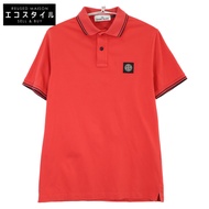 Stone Island 修身方形Logo短袖Polo衫，L碼