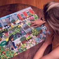 eeBoo 1000片拼圖-都市花園 Urban Gardening  1000 Piece Puzzle