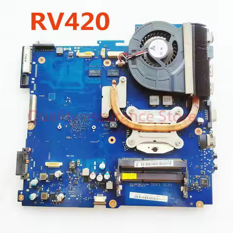 For Samsung RV420 Laptop Motherboard + Heatsink + CPU BA92-08151A BA92-08151B BA41-01609A BA41-01608