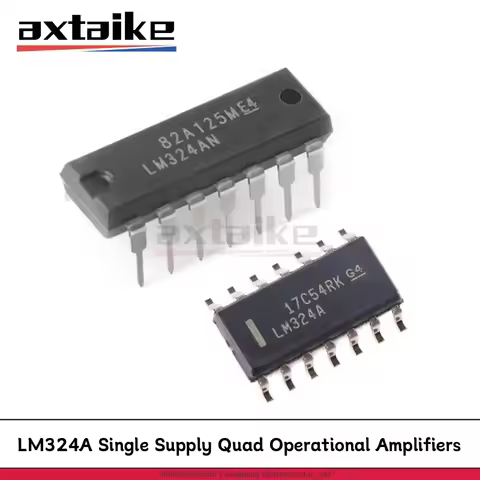10PCS LM324A LM324ADR LM324AN LM324 LM324ADR2G DIP-14 SOP-14 Single Supply Quad Operational Amplifie