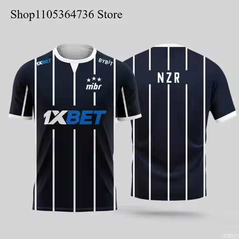 NEW 2026 MIBR TEAM GAMING ENTHUSIAST ASPAS VALORANT GAMING JERSEY MEN'S WOMEN'S SUMMER CASUAL TOP