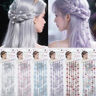 【B&A】 Hair Gem Stiers Kit Blingling Hair Jewels For Girls Toy Hair Styling Tool With Reusable Shinin