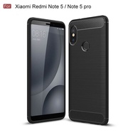 Soft Matte Case for xiaomi Redmi Note 5 Note5 Shockproof Carbon Fiber Phone Cover For redmi note 5 p