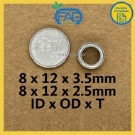 Bearing MR128 ZZ 8x12x3.5mm SMR128K2.5 OP HQ Stainless Steel MR128K2.5 OP 8x12x2.5mm