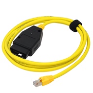 สายข้อมูล ENET สำหรับ BMW ENET Ethernet ENET ICOM Coding สำหรับ F-Series เครื่องมือวินิจฉัยรหัส OBD2อะแดปเตอร์ OBDII